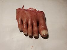 Silicone HORROR PROP severed female foot toes movie gore blood zombie dead  picture