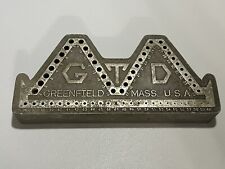 Vintage GTD Drill Bit Index Holder GREENFIELD MASS USA Numbered 1-60 picture