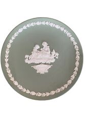Wedgwood Sage Green Jasperware Plate Mothers Day 1972 6.5 Inch picture