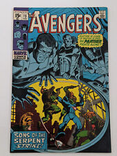 Avengers #73 (1970) Bronze Age Marvel Comic, Black Panther, VFN+ picture