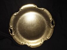 VINTAGE PICKARD CHINA PLATE - ETCHED GOLD OVERLAY picture