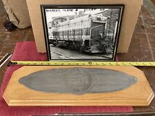 1957 General Motors Railroad Locomotive EMD Builders Plate 22485 GREAT NORTHERN picture