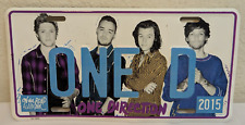 One Direction 2015 Photo License Plate 