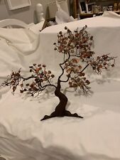 vtg qualitywall art handmade copper leaves on tree trunk by artisan unbelievable picture