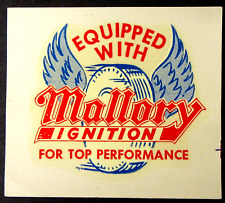 original 1960s EQUIPPED WITH MALLORY IGNITION 2