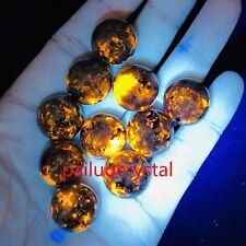 10pc Natural Yooperite Ball Flame's stone Ball quartz crystal sphere Gem 15mm+ picture