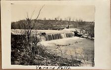 RPPC Verona Falls Dam Antique Real Photo Postcard c1910 picture