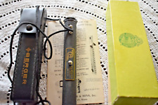 Vintage C.L. Berger and Sons Locke Hand Level Surveying Instructions Box & Pouch picture