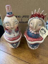 Bethany Lowe Johanna Parker Uncle Sam And Lady Liberty picture