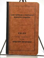 VINTAGE 1951 LAKE SUPERIOR & ISHPEMING RAILROAD COMPANY RULES BOOK picture