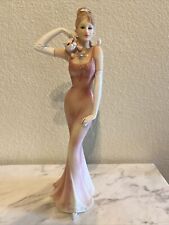 Stunning lady With Cat Figurine picture
