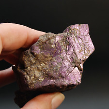 4in 277g Large Raw Purpurite Crystal, Flashy Rough Heterosite Mineral Specimen,  picture