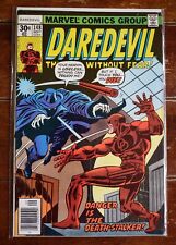 DAREDEVIL #148 6.5 FN+ orig 1977 Marvel Comics print Deathstalker  picture