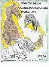 KEN LANDGRAF-  HOW TO DRAW COMIC BOOK HORSES IN ACTION - MY NEW BOOK HERE EBAY  picture
