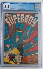 SUPERBOY 155 VF+ CGC 8.5 WHITE pages Neal Adams picture