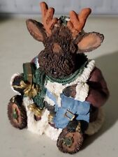 Super Rare Vintage Original Moose Christmas Figurine Heavy Quality Resin? Figure picture