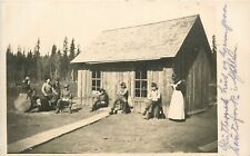 Postcard C-1910 Arlington Washington rural cabin Stillaguamish WA24-5732 picture