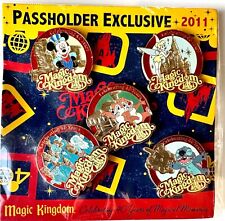 Disney Annual Passholder Exclusive 2011 Magic Kingdom 40 Years 5 Pin Set NEW picture