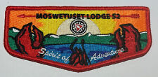 OA Lodge 52 Moswetuset 2015 Centennial   Flap  Boy Scout DC1 picture