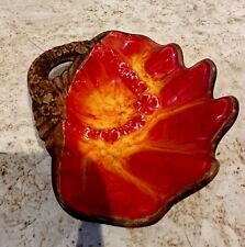 Treasure Craft Of Hawaii Vintage Clam Shell Shaped Ashtray #5 Maui Trinket Dish picture