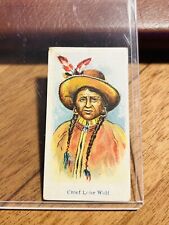 1910 E49 American Caramel Wild West - CHIEF LONE WOLF New To Market - Beautiful picture