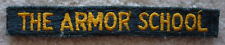 USA Armor School tab patch 1950's-1960's AG Tanks picture