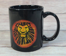 M Ware Disney's The Lion King On Tour Broadway Coffee Mug Cup Black Orange picture