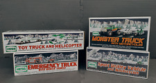 Hess Truck Lot of 4 New Trucks 2004 (40th Anniversary Edition), 2005, 2006, 2007 picture