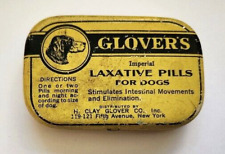Antique Glover's Imperial Laxative Pills for Dogs Tin picture