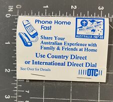 Boy Scouts 16th World Jamboree Mondial 1987-88 Sewing Mending Kit OTC Phone Home picture