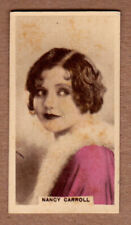 1934 Army Club Cinema Stars Tobacco card Nancy Carroll #6 / VG cond. picture