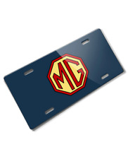 MG Badge Emblem Novelty License Plate - Aluminum - 16 colors - Made in the USA picture