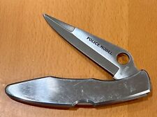 Spyderco POLICE MODEL Lock-Back Folding Knife Plain Blade Seki-Japan picture