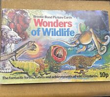 Brooke Bond teacards and album complete Wonders of Wildlife nov 1975 picture