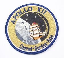 Vintage NASA Apollo 12 XII Conrad Gordon Bean Fabric Back Patch Estate Sale Find picture