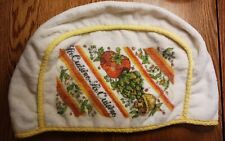 VINTAGE 1970s RETRO TOASTER COVER. Terry Cloth. 