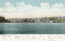 RICHMOND ME – Richmond from River – udb – mailed 1908 picture