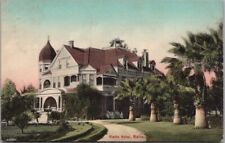 RIALTO San Bernardino California Hand-Colored Postcard RIALTO HOTEL 1908 Cancel picture