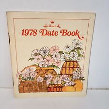 Vintage 1978 Hallmark Mini Date Book Marked Virden Illinois Flower & Gift Shop picture