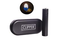 1 x Clipper Full Metal Lighter Regular Flame with Gif Case ( Black ) picture