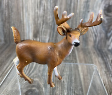 Schleich White Tail Buck Deer Figure Antlers Retired Forest Animal 2002 Vintage picture