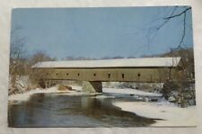 Morse Covered Bridge Over Kenduskeag River, Bangor, Maine. Postcard (D2) picture