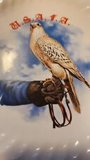 Vintage USAFA Falconry Hawk Kestrel Birds Of Prey Hunting Collectible Plate 10