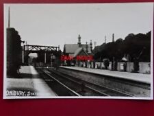 PHOTO  ONIBURY RAILWAY STATION GWR C1930'S picture