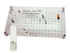Acrylic Periodic Table of Elements Display For Ampules + 10 Grams Ag  Silver  picture