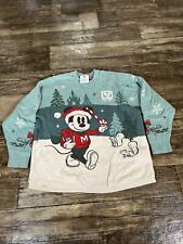 Adult Med Disneyland Mickey Mouse Holiday Spirit Jersey Sweater Christmas P2 picture