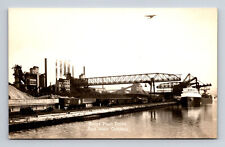RPPC Ford Motor Company Rogue River Plant Docks Dearborn Michigan MI Postcard picture