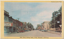 c1940s Estill Theatre North Main Street Stores Cars Irvine Kentucky KY Postcard picture