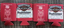 Official Harley Davidson Budweiser Coolies / Coozies 4-pack, LIMITED EDITION picture