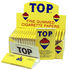 AUHTENTIC Top Fine Gummed Cigarette Rolling Papers 24 Booklets-100Leaves Each picture